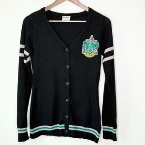 Hot Topic Harry Potter Slytherin House Black Cardigan - Women’s US S